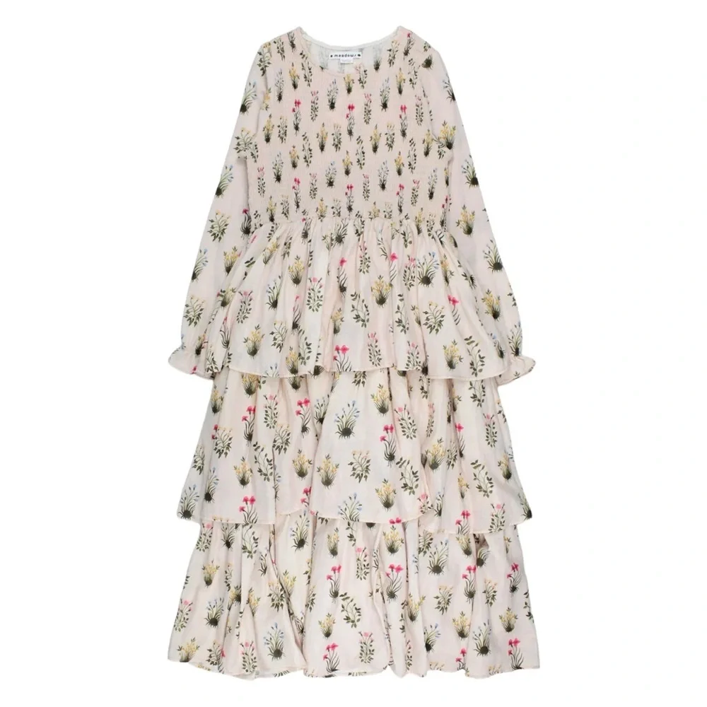 Meadows Floral Printed Tiered Dress - Picture 3 of 10